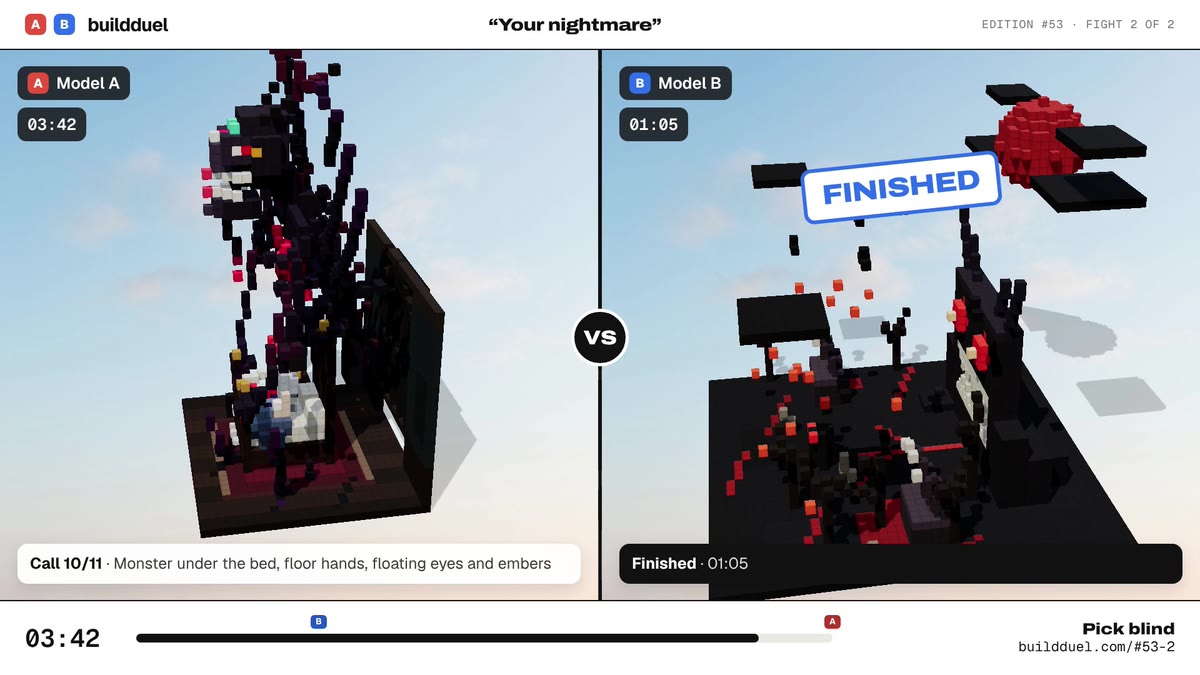 Both builds of “Your nightmare”