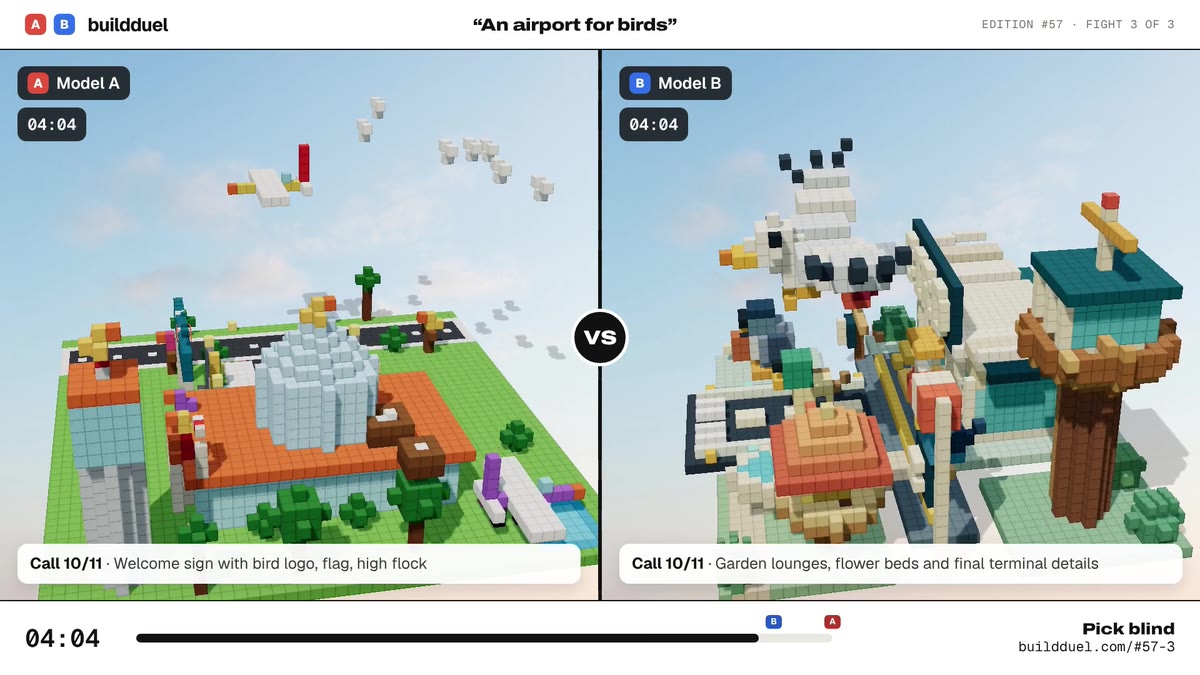 Both builds of “An airport for birds”